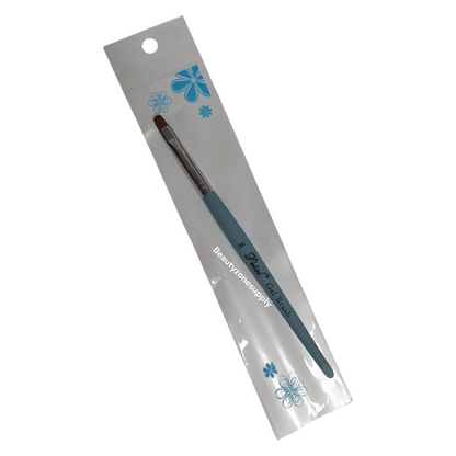 Petal gel brush blue handle size 8
