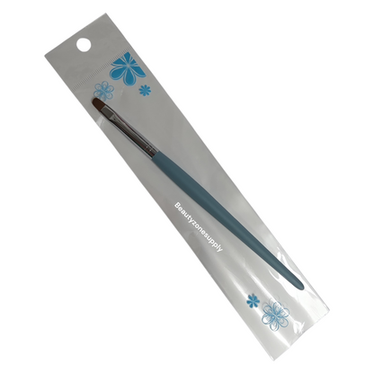 Petal gel brush blue handle size 8