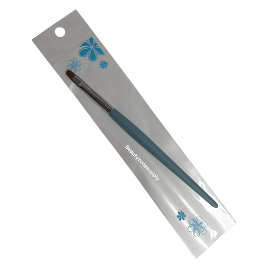 Petal gel brush blue handle size 8