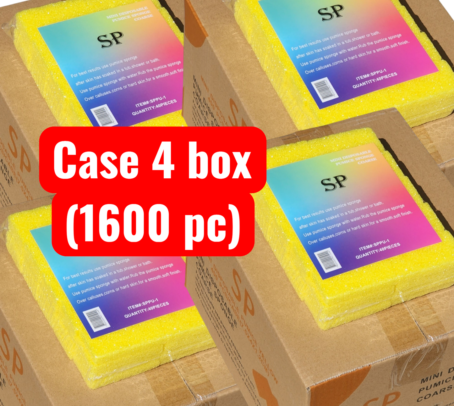 Disposable Pumice SP 1600 pc Yellow #PS4C