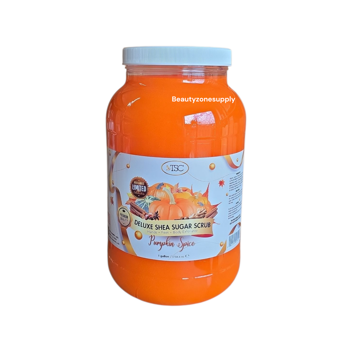 Pumpkin Spice Deluxe Shea Sugar Scrub Gallon