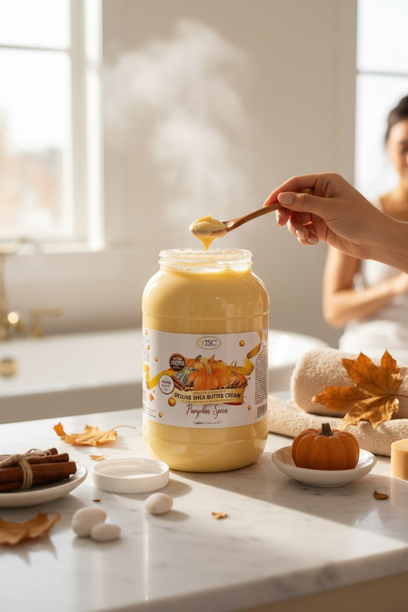 Pumpkin Spice Deluxe Shea Butter Cream Lotion Gallon