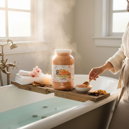 Pumpkin Spice Deluxe Himalayan Pink Salt Gallon