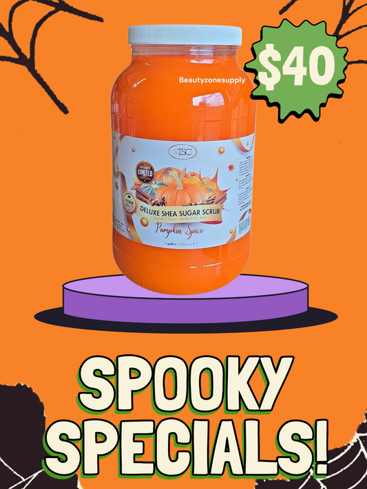 Pumpkin Spice Deluxe Shea Sugar Scrub Gallon