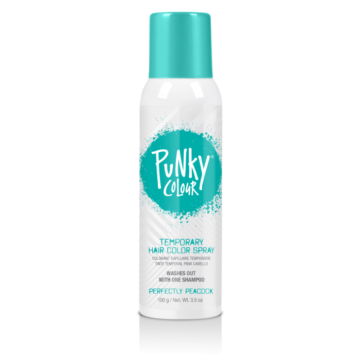 Punky Colour Temporary Hair Color Spray Perfectly Peacock #97736