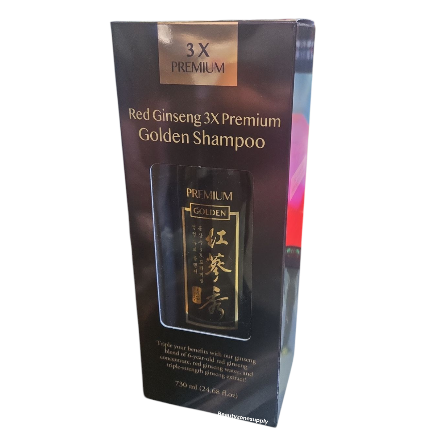 Red Ginseng 3X Premium Golden Shampoo 730ml