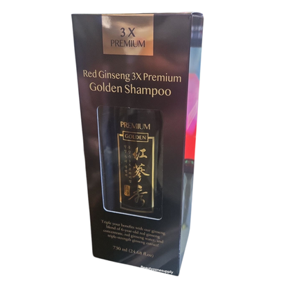 Red Ginseng 3X Premium Golden Shampoo 730ml