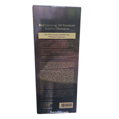 Red Ginseng 3X Premium Golden Shampoo 730ml