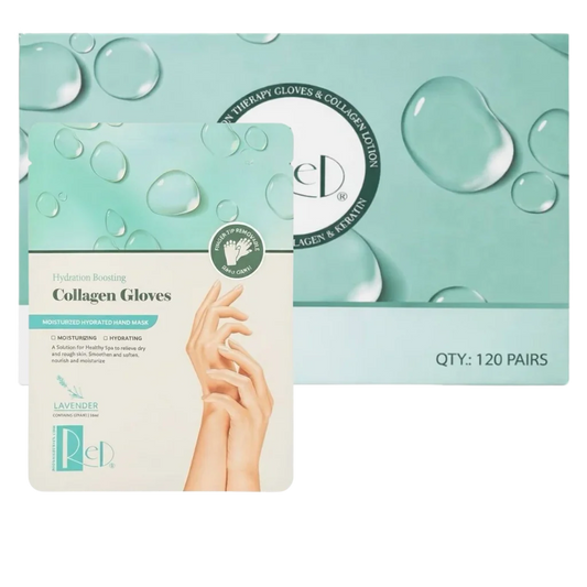 Red Nutrition therapy collagen keratin Case 120 Gloves