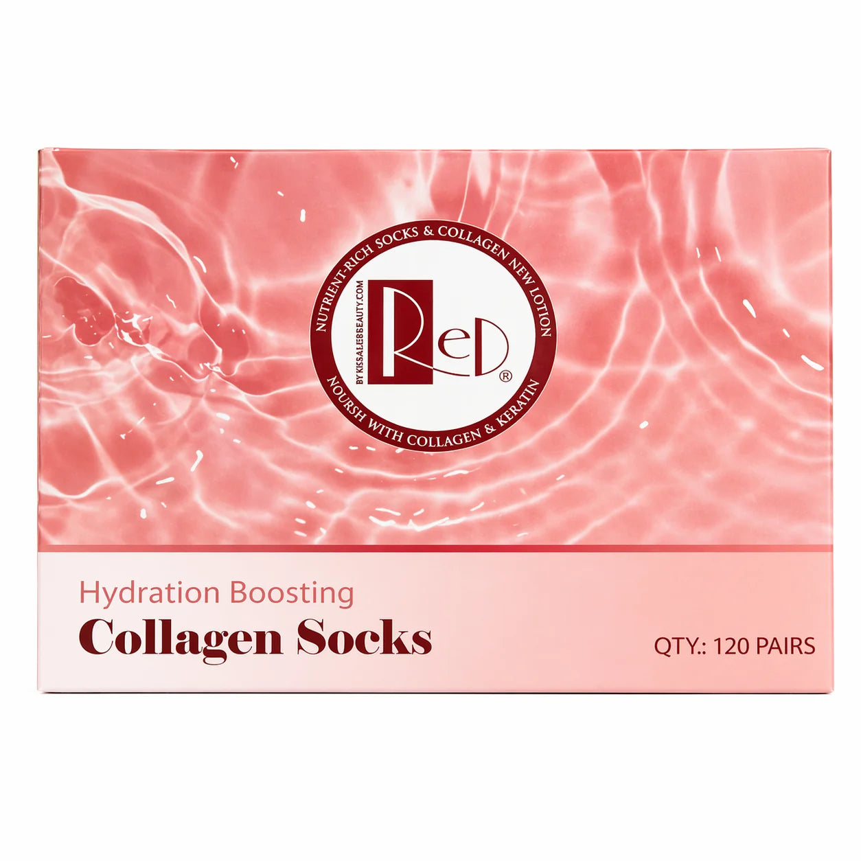 Red Nutrition therapy collagen keratin Case 120 Socks