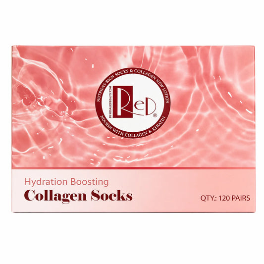Red Nutrition therapy collagen keratin Case 120 Socks