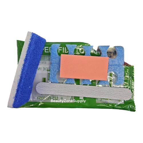 Red Pedi File Toe Pumice buffer Kit #R26
