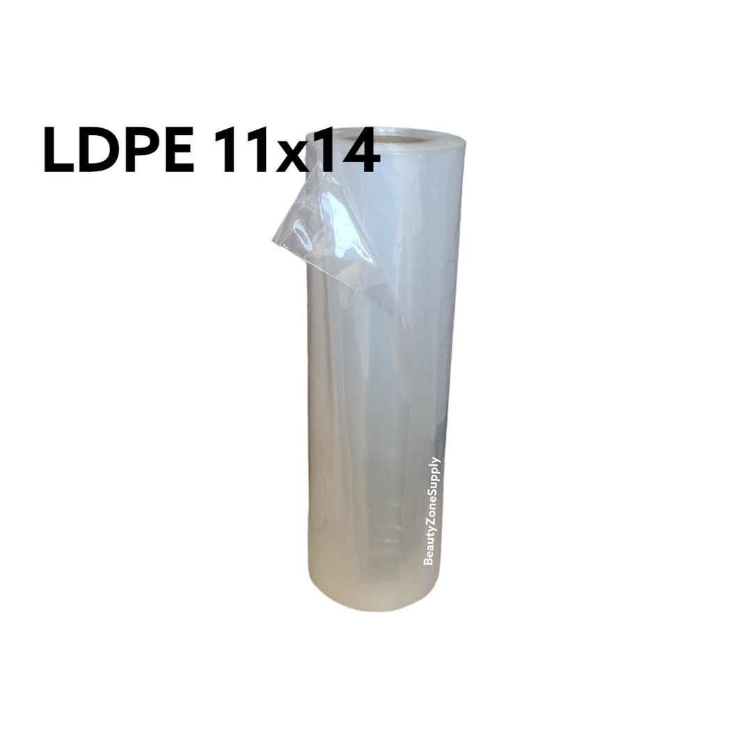 Roll Clear Plastic LDPE Bag 11X14 each