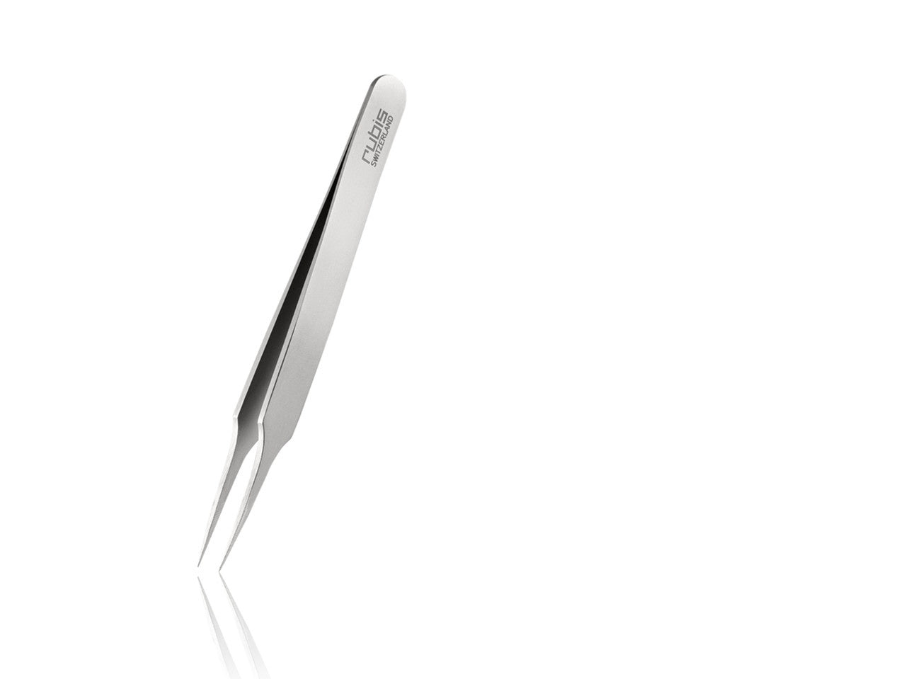 Rubis Switzerland Swiss Tweezers Stainless Steel Needlenose Tip 3-3/4" #18821