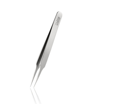 Rubis Switzerland Swiss Tweezers Stainless Steel Needlenose Tip 3-3/4" #18821
