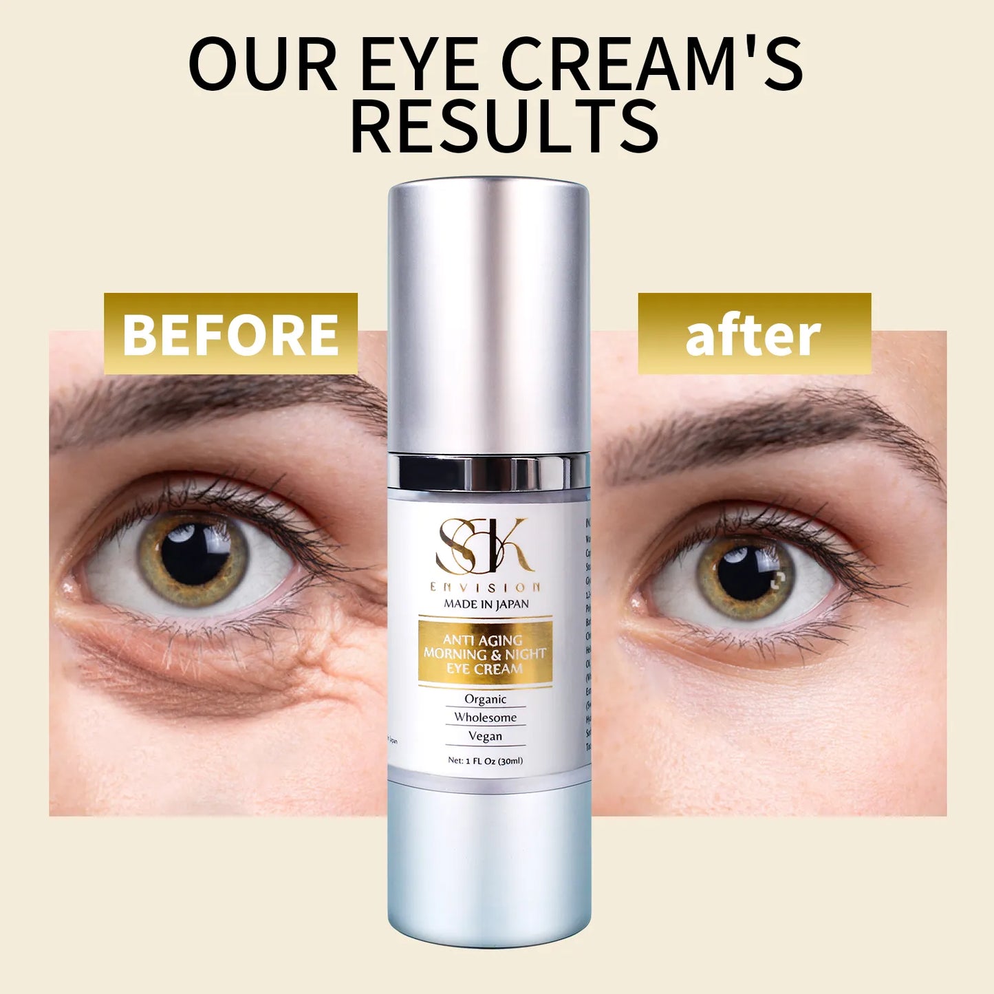 SK Envision Anti-Aging Eye Morning & Night Eye Cream 1 oz