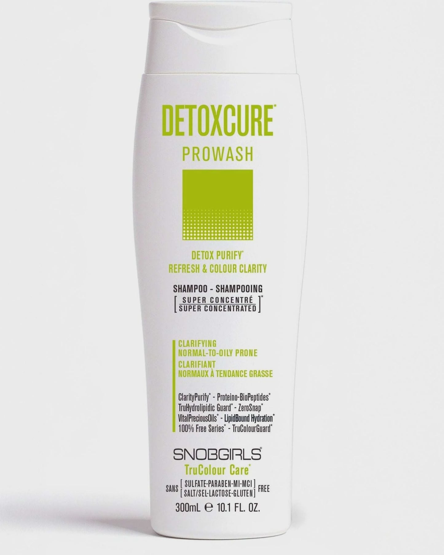SNOBGIRLS DETOXCURE Vegan Shampoo 300 mL 10.1 Fl oz