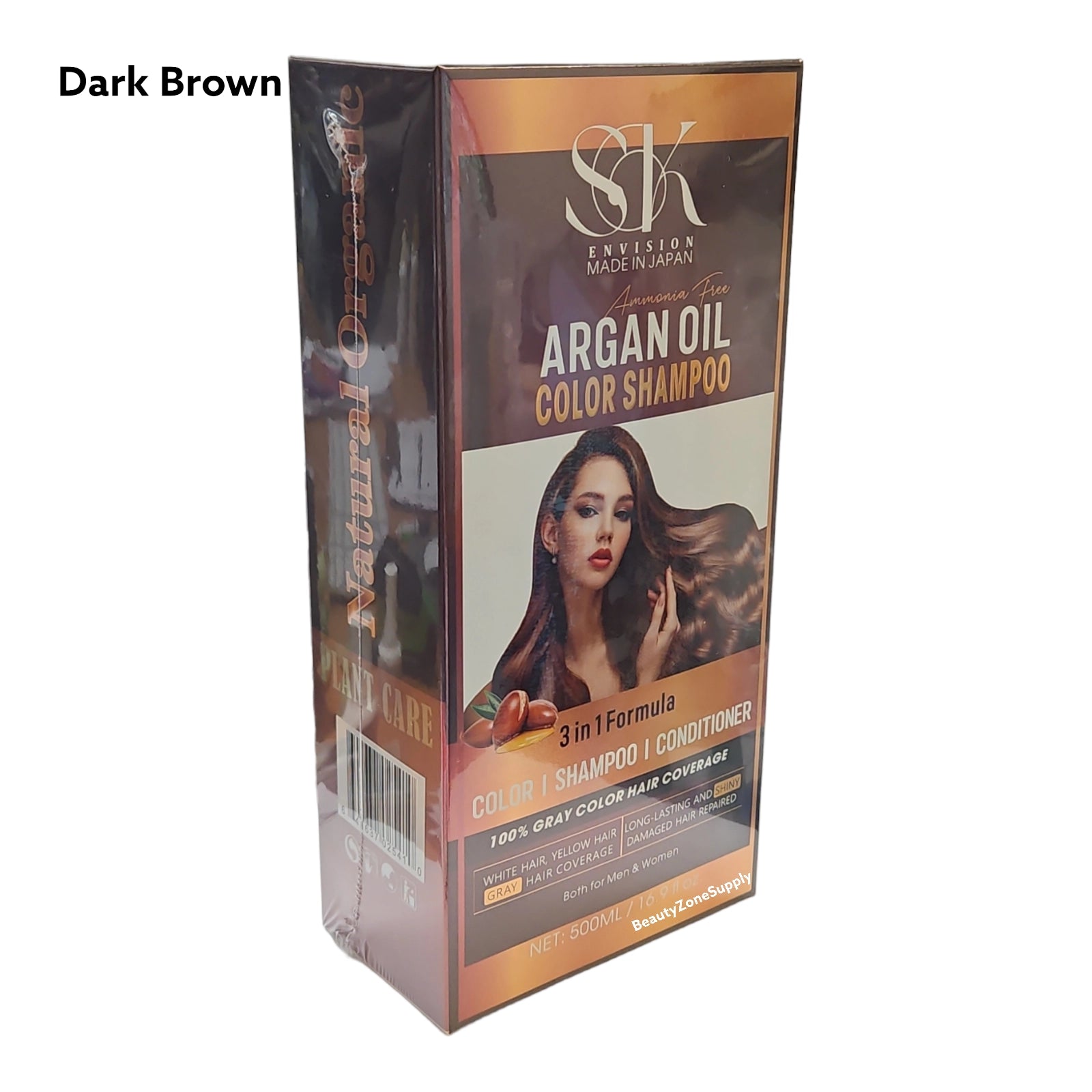 S&K Envision Color Shampoo Conditioner 16.9 fl oz Dark Brown