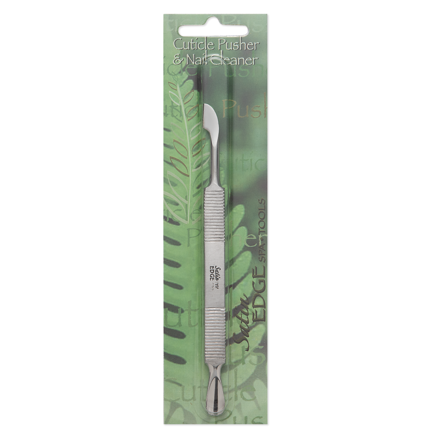 Satin Edge Double-ended Cuticle Pusher & Nail Cleaner SE-2058