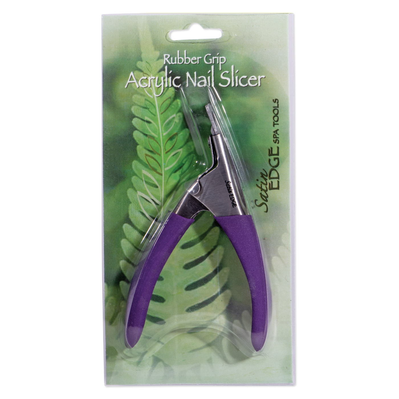 Satin Edge cutter Acrylic Nail Slicer with Rubber Grip SE-2024