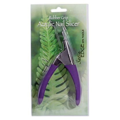 Satin Edge cutter Acrylic Nail Slicer with Rubber Grip SE-2024