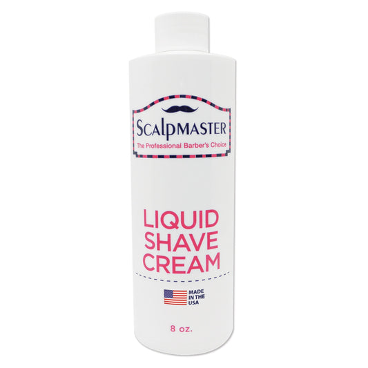 Scalpmaster Barber Liquid Shave Cream - 8 oz. #LATHER-C