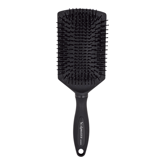 Scalpmaster Cushion Paddle Brush with Rubberized Handle, 13 Row #SC9233