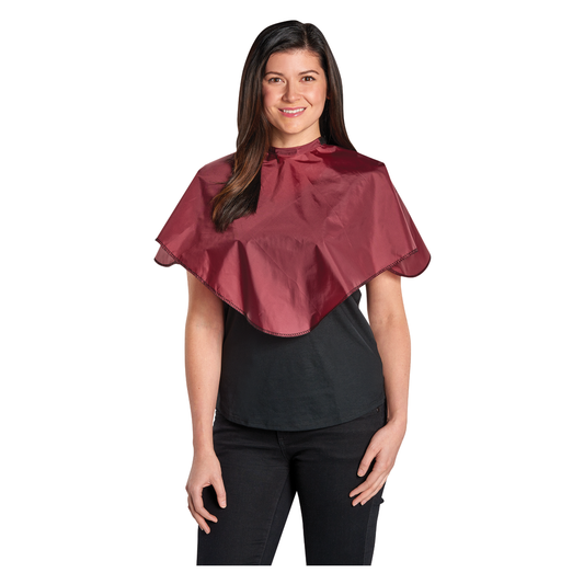 Scalpmaster Nylon Comb-Out Cape Burgundy #3021