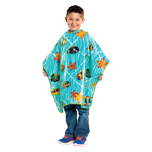 Scalpmaster Tropical Fish Cutting & Styling Kiddie Cape #3095