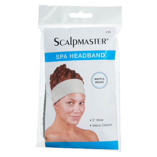 Scalpmaster Waffle Weave Spa Headband - Sage Green #4155