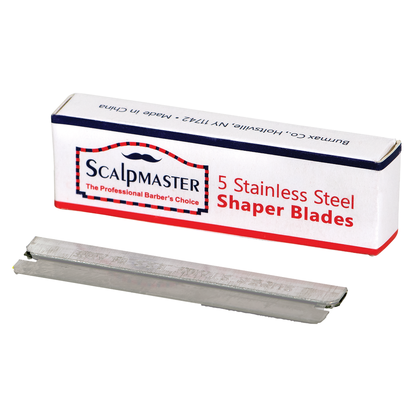 Scalpmaster Hair Shaper Stainless steel plus 5 blades 7-3/4" SC-BL20
