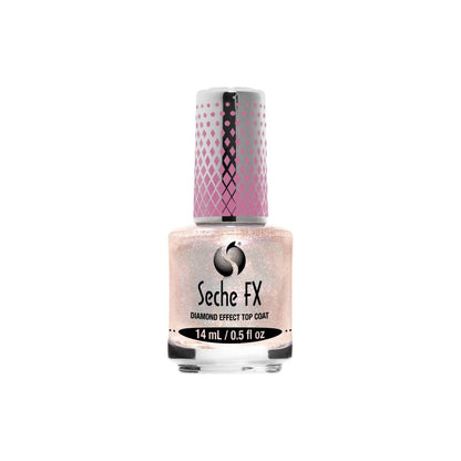 Seche FX Diamond Effect Top Coat Pink 0.5 oz #37841