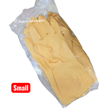 Shamrock Latex Canners Gloves Natural Color Pack 12 pairs - BeautyzoneNailSupply