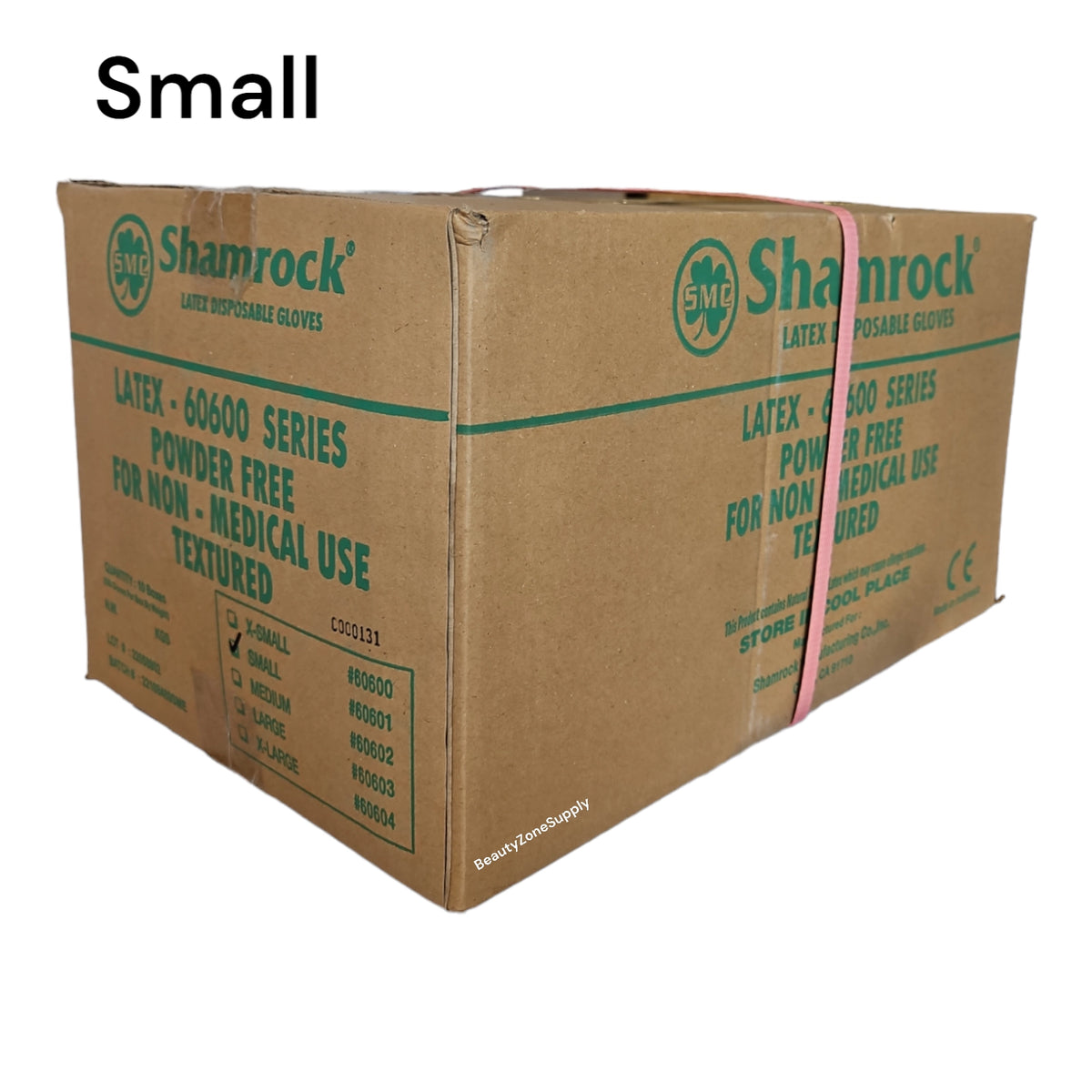 Shamrock Latex Gloves powder free (Case 10 box) - BeautyzoneNailSupply