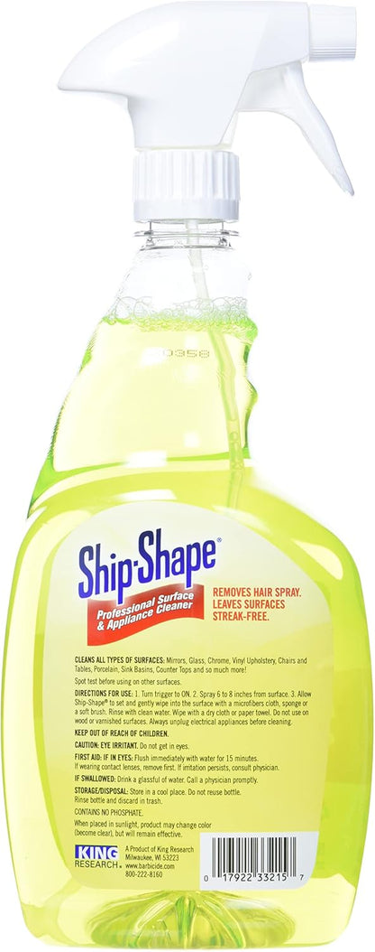 Ship-Shape Barbicide Liquid Spray, 32.0 Fl Oz - BeautyzoneNailSupply