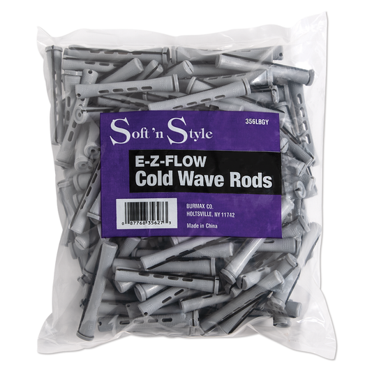 Soft ’n Style Concave Cold Wave Rods, Long Gray, 1 lb. #356LBGY