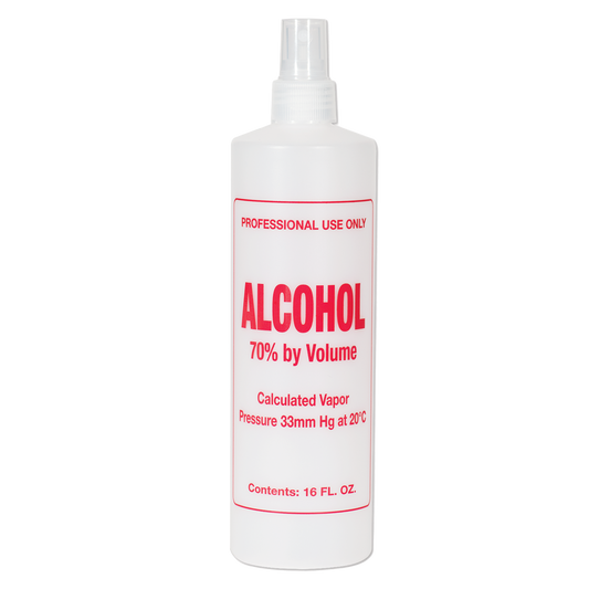 Soft ’n Style Imprinted Spray Pump Bottle, Alcohol, 16 oz. #B114