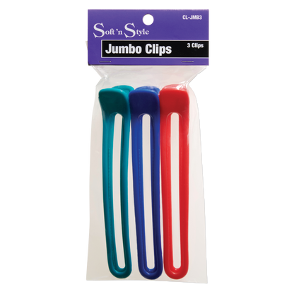 Soft ’n Style Jumbo Sectioning Clips - 5-1/2" #CL-JMB3