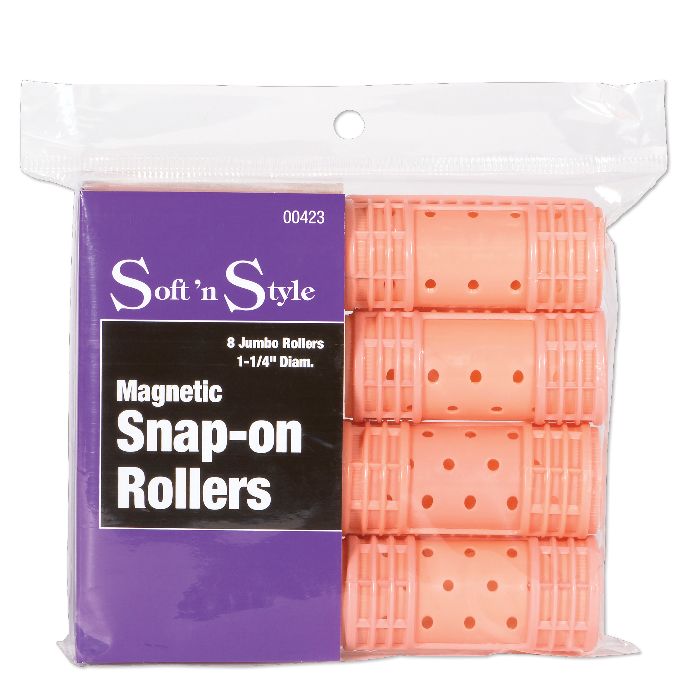 Soft ’n Style Magnetic Snap-on Rollers, Jumbo - 1-1/4" #00423