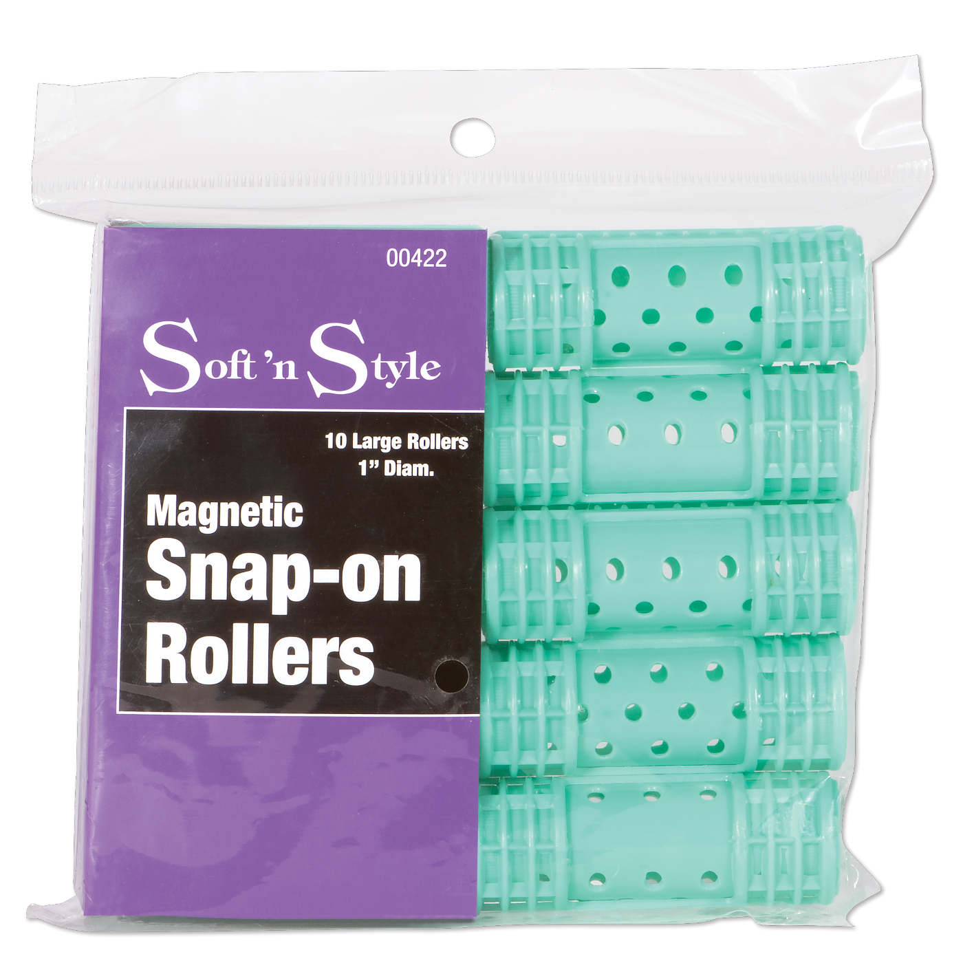 Soft ’n Style Magnetic Snap-on Rollers, Large - 1" #00422