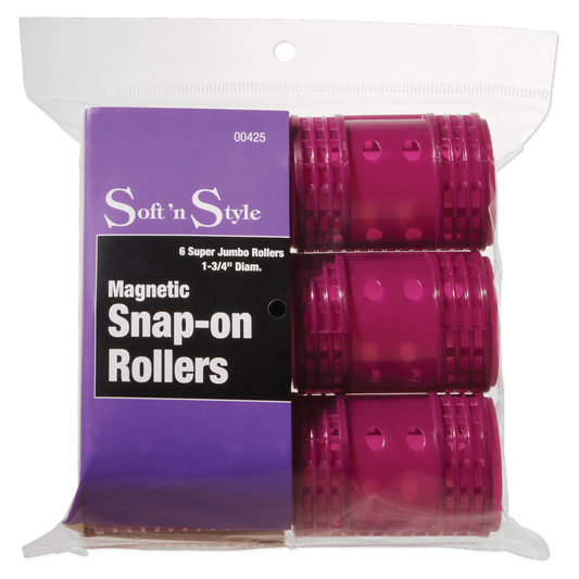 Soft ’n Style Magnetic Snap-on Rollers, Super Jumbo - 1-3/4" #00425