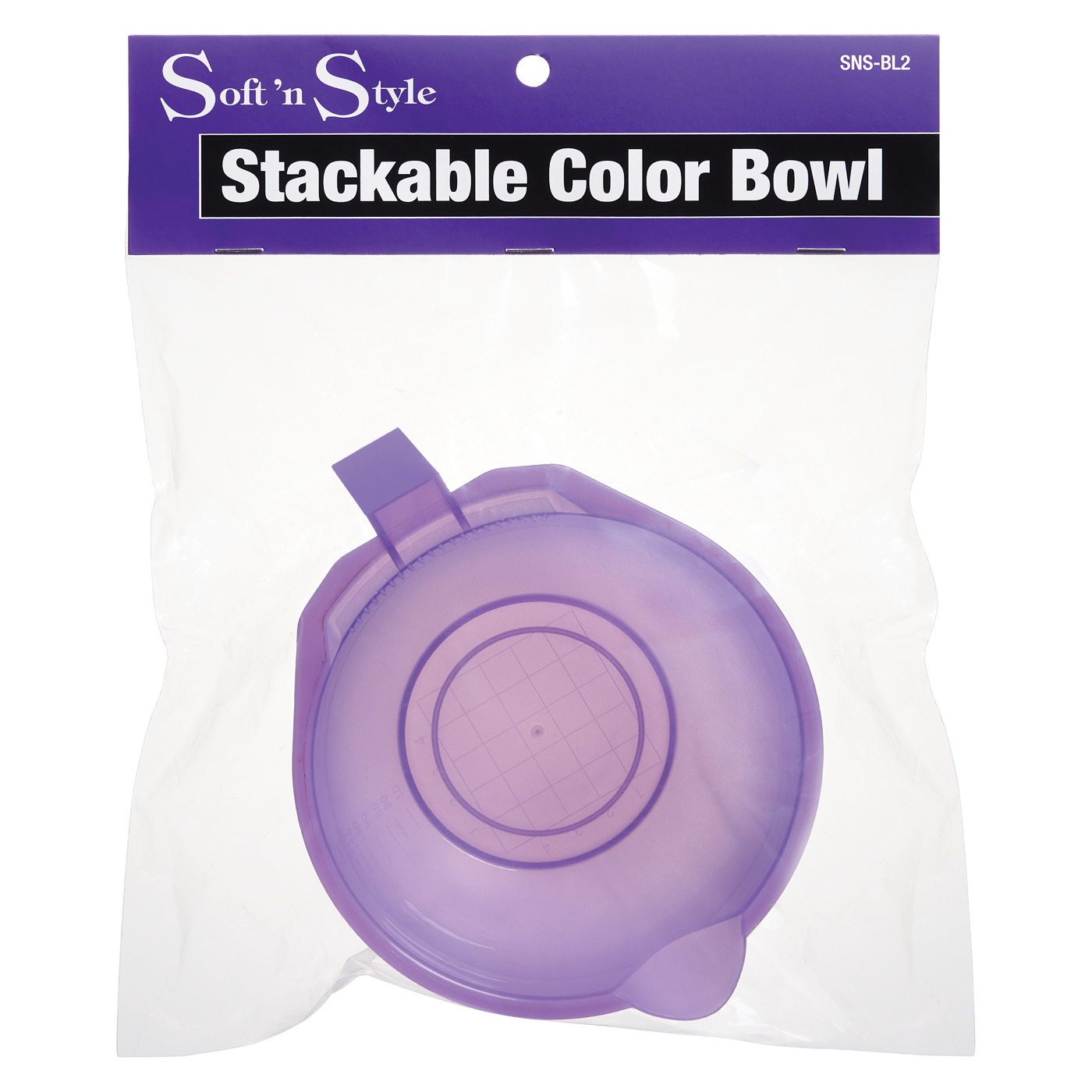 Soft ’n Style Stackable Color Bowl #SNS-BL2