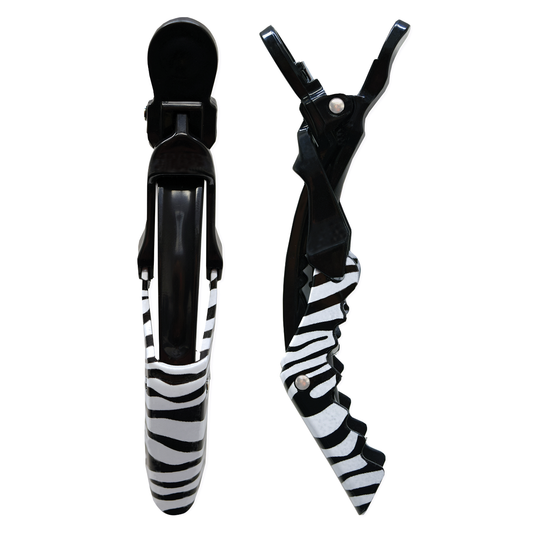 Soft 'n Style Super Grip Clips, Zebra - 4-1/2" SNS-211