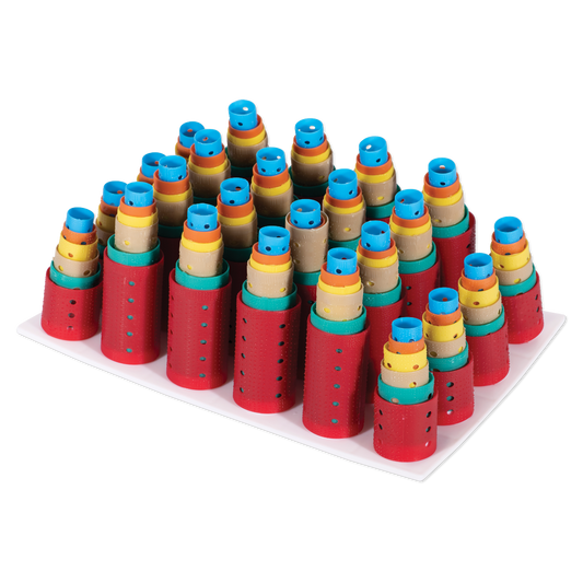Soft ’n Style Super-grip Rollers with Storage Rack - 12 dz. #134X