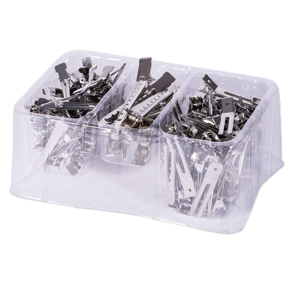 Soft ’n Style Assorted Clips & Pins Set with Travel Case 172 pcs #SNS-CLIPS