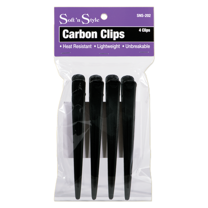 Soft ’n Style Carbon Clips - 4-1/2" #SNS-202