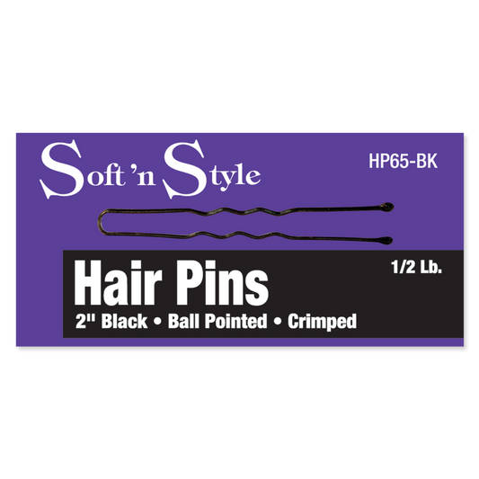 Soft n Style 2" Hair Pin Black HP65-BK