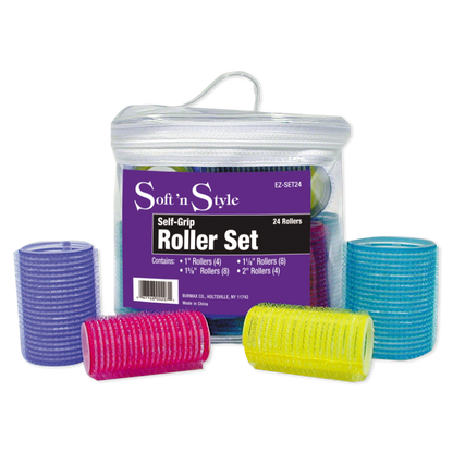 Soft n style Grill Roller Assort Size 24 pcs #EZ-Set24