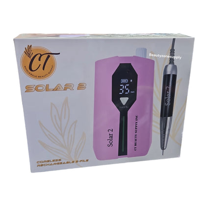Solar 2 Nail Drill Rechargeable cordless E-file