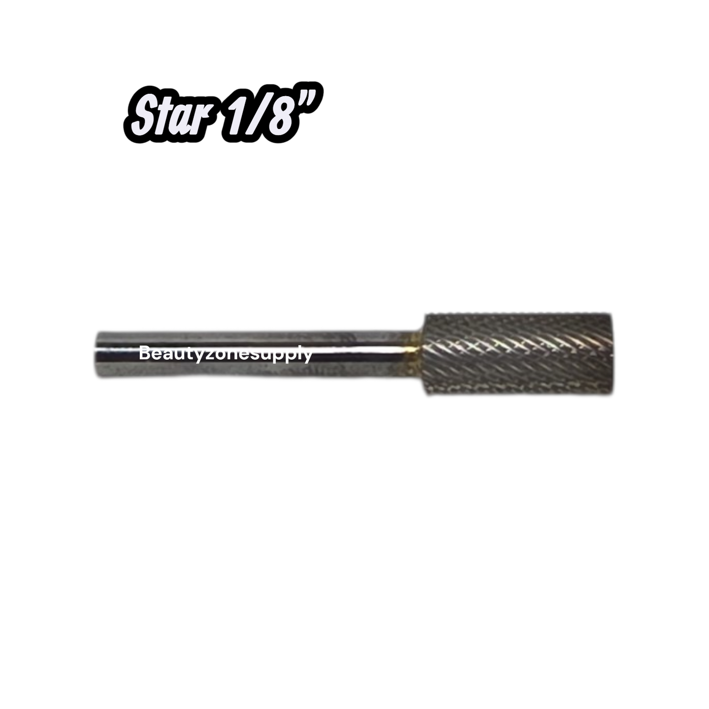 Star Bits Large Barrel Carbide Bit - Fine 1/8" Silver